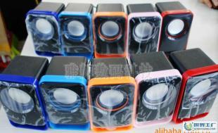 方形彩邊USB2.0 HIFI電腦音箱WJ-67 家用與筆記本音質(zhì)升級之選